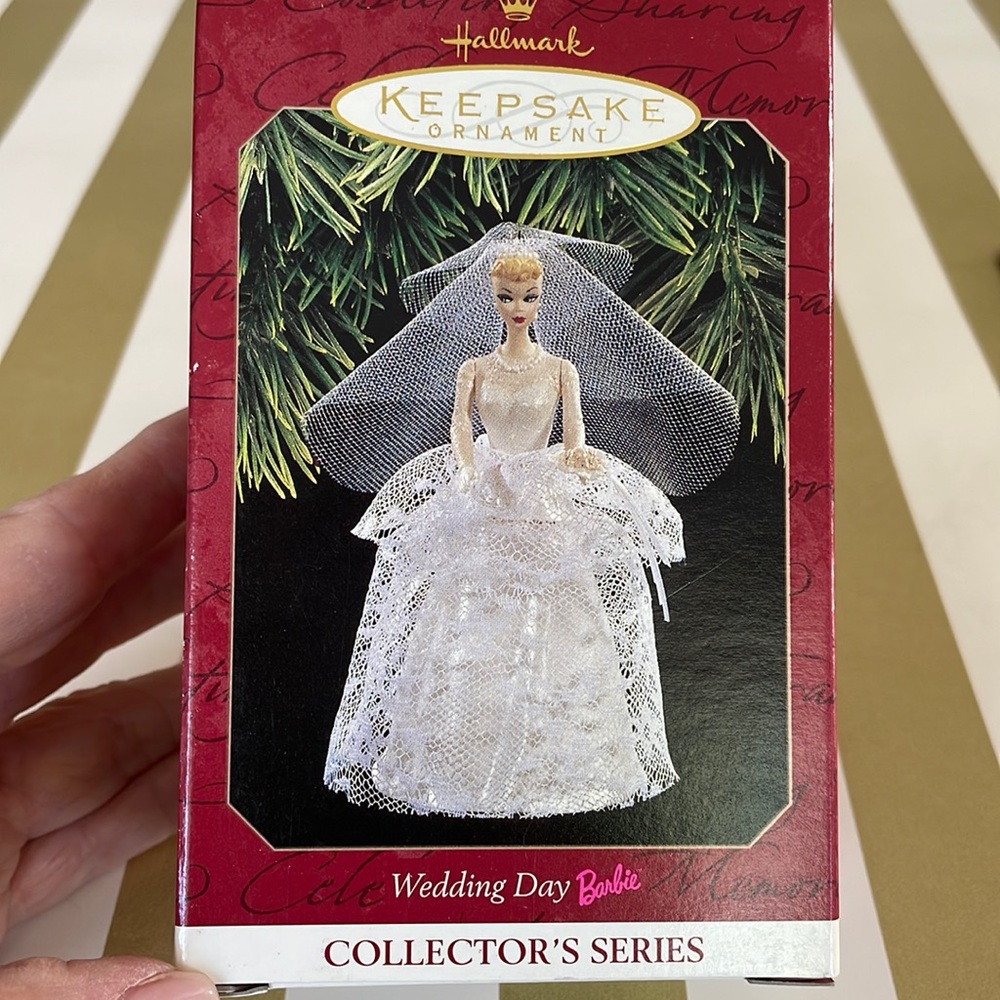 BARBIE collector ornament Hallmark Keepsake Wedding Day